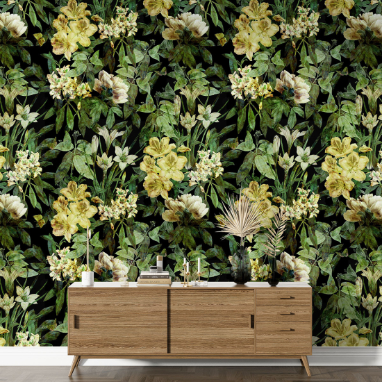 Papel pintado con motivos XL - Motivo floral