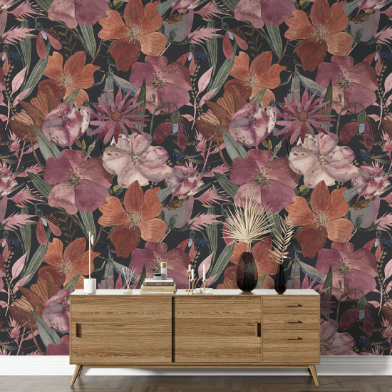 Papel pintado con motivos XL - Motivo floral