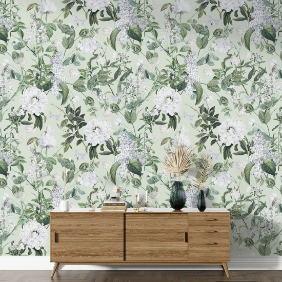 Papel pintado con motivos XL - Motivo floral