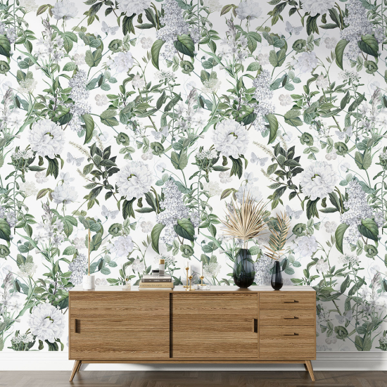 Papel pintado con motivos XL - Motivo floral