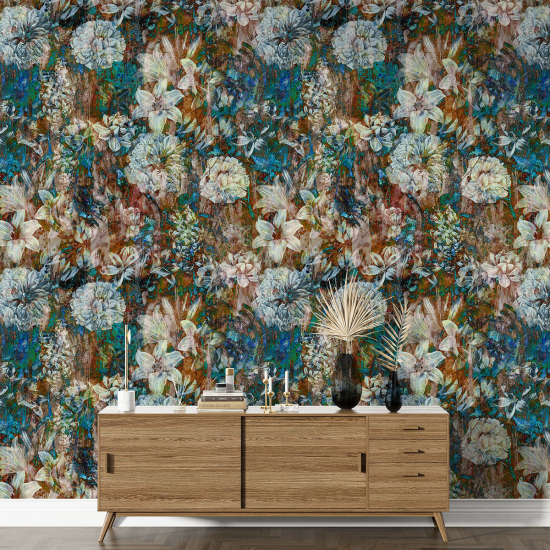 Papel pintado con motivos XL - Motivo floral