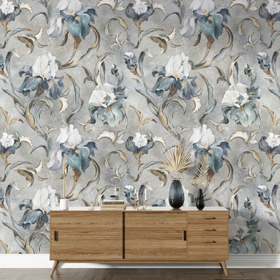 Papel pintado con motivos XL - Motivo floral