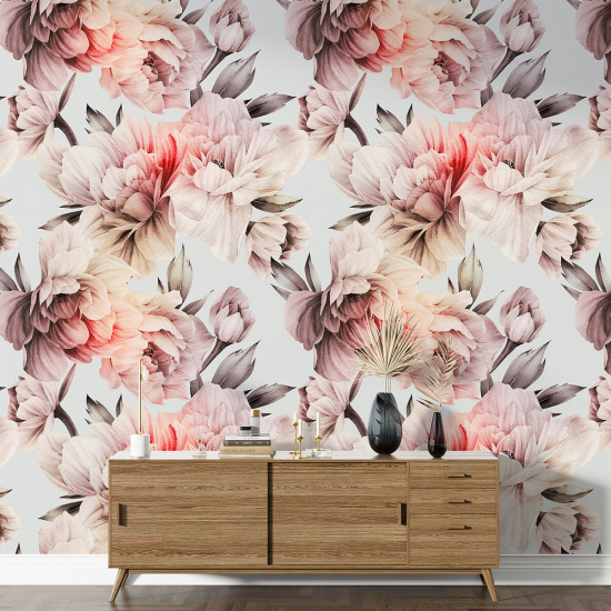 Papel pintado con motivos XL - Motivo floral