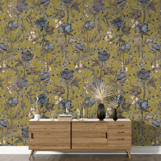 Papel pintado con motivos XL - Motivo floral