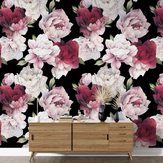Papel pintado con motivos XL - Motivo floral