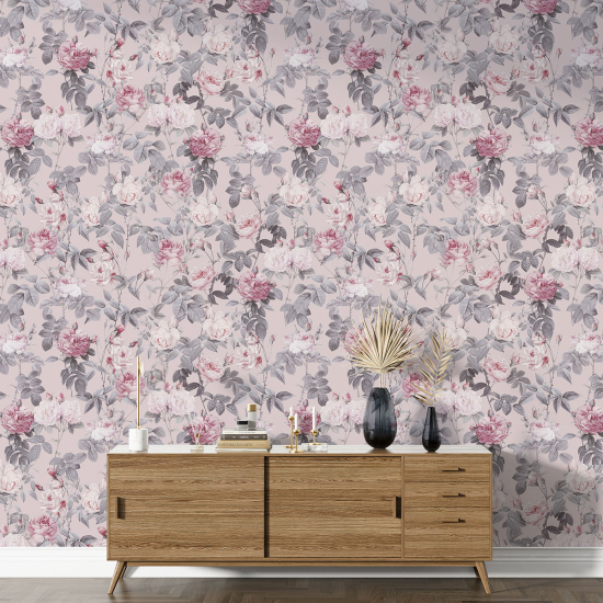 Papel pintado con motivos XL - Motivo floral