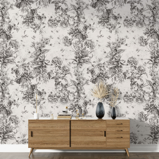 Papel pintado con motivos XL - Motivo floral
