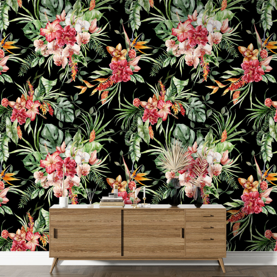 Papel pintado con motivos XL - Motivo floral