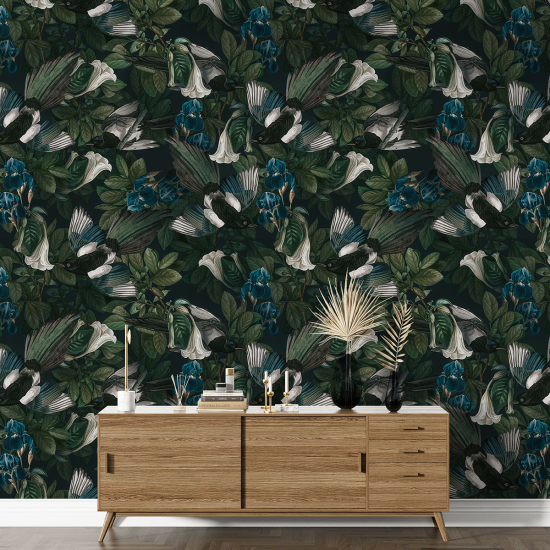 Papel pintado con motivos XL - Motivo floral
