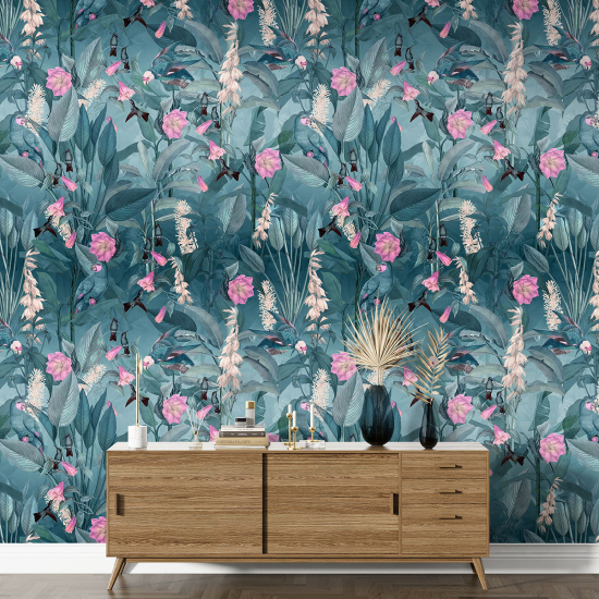 Papel pintado con motivos XL - Motivo floral
