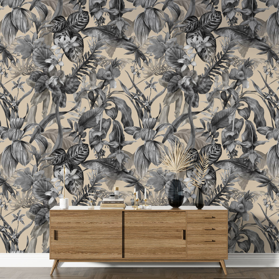Papel pintado con motivos XL - Motivo floral