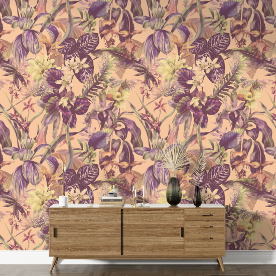 Papel pintado con motivos XL - Motivo floral