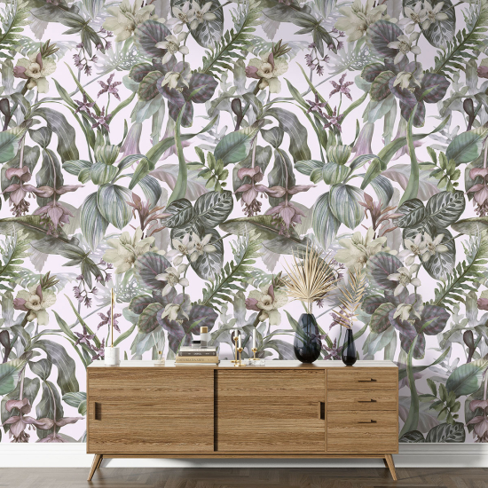Papel pintado con motivos XL - Motivo floral