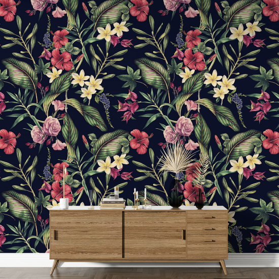 Papel pintado con motivos XL - Motivo floral