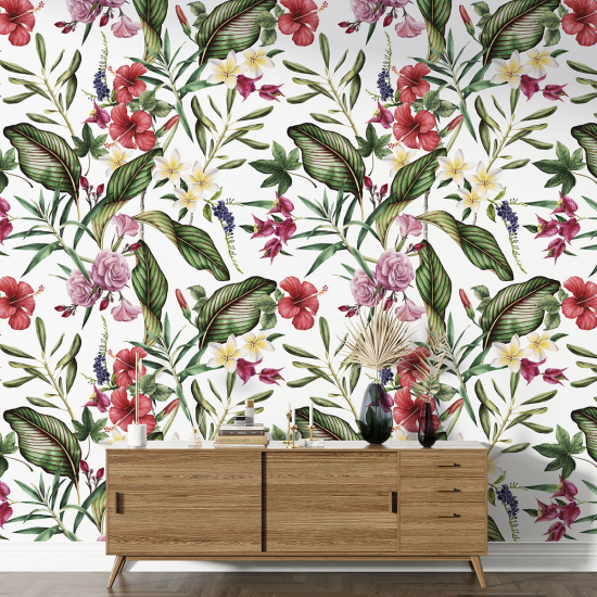 Papel pintado con motivos XL - Motivo floral
