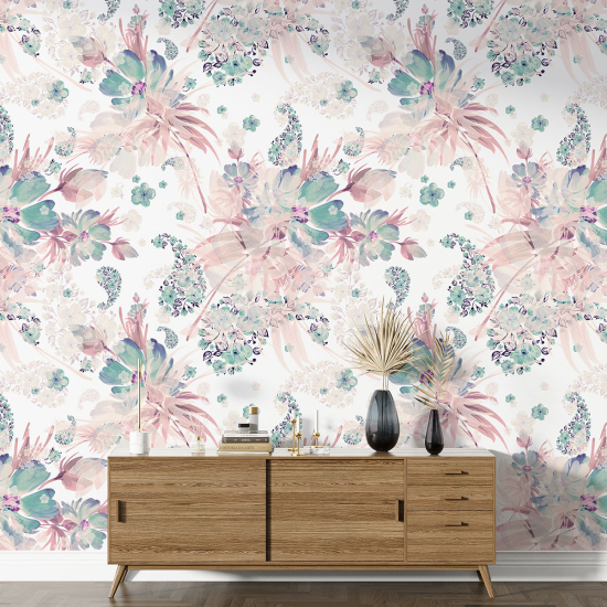 Papel pintado con motivos XL - Motivo floral