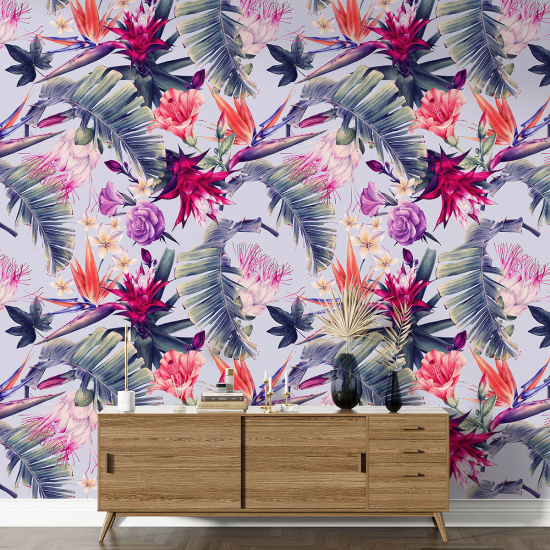 Papel pintado con motivos XL - Motivo floral