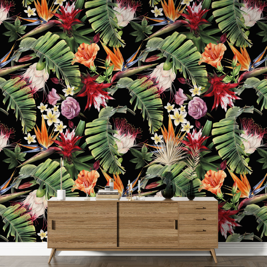 Papel pintado con motivos XL - Motivo floral
