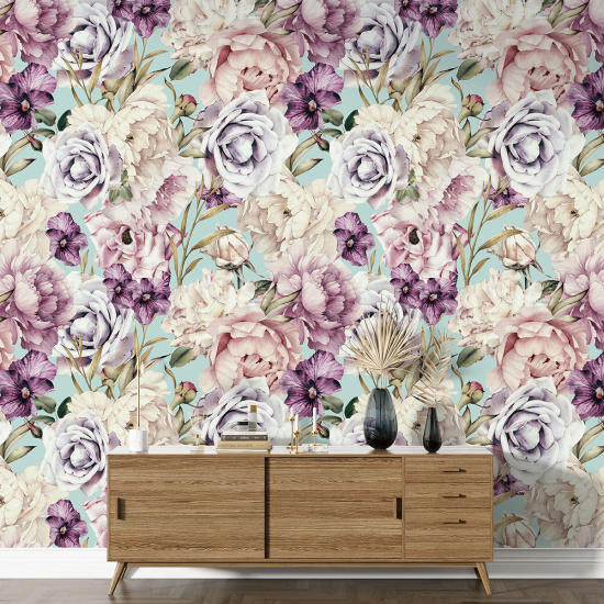 Papel pintado con motivos XL - Motivo floral
