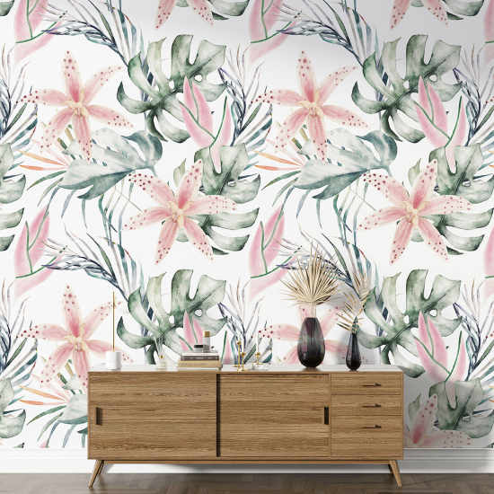 Papel pintado con motivos XL - Motivo floral