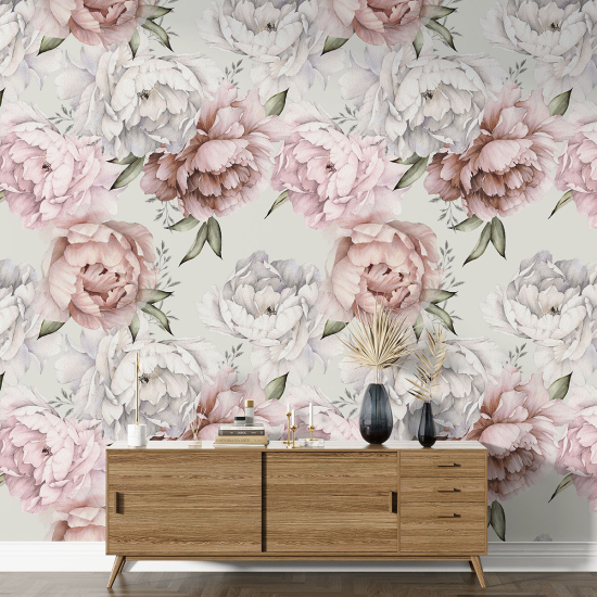 Papel pintado con motivos XL - Motivo floral