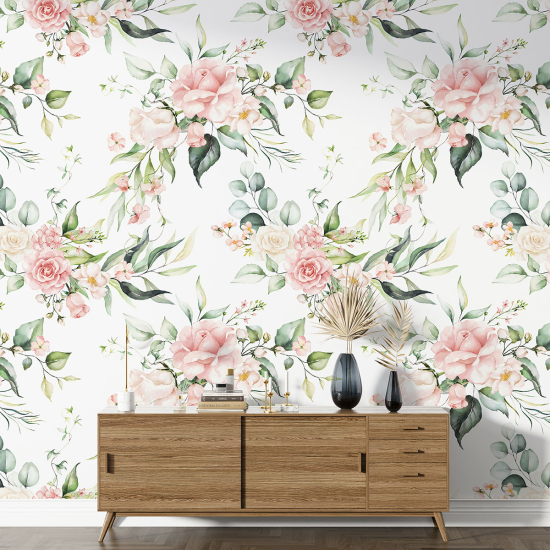 Papel pintado con motivos XL - Motivo floral