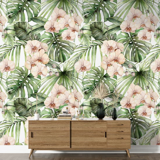 Papel pintado con motivos XL - Motivo floral