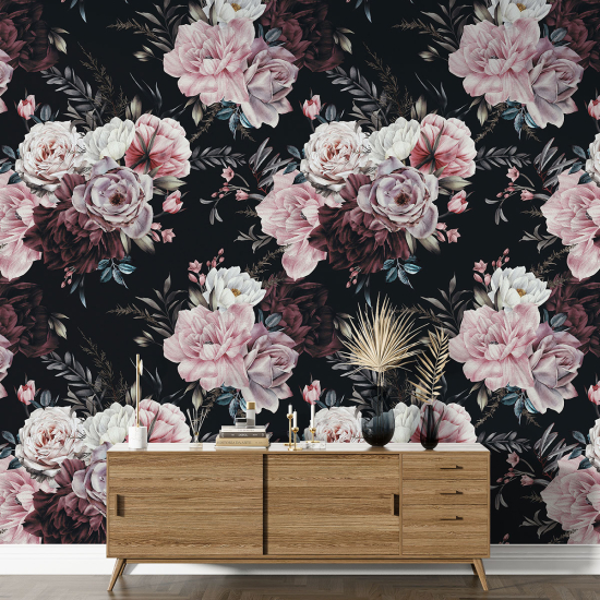 Papel pintado con motivos XL - Motivo floral