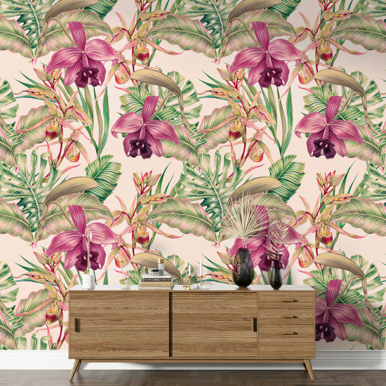 Papel pintado con motivos XL - Motivo floral