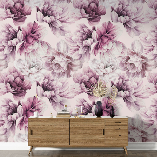 Papel pintado con motivos XL - Motivo floral