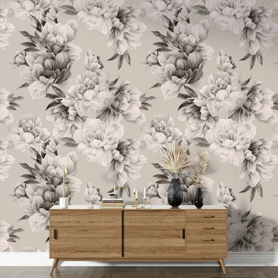 Papel pintado con motivos XL - Motivo floral