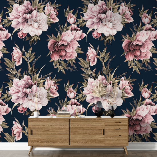 Papel pintado con motivos XL - Motivo floral