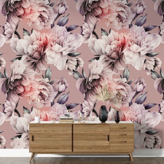 Papel pintado con motivos XL - Motivo floral