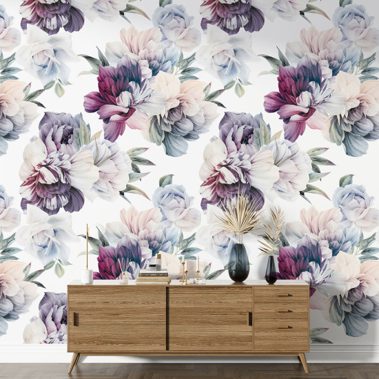 Papel pintado con motivos XL - Motivo floral