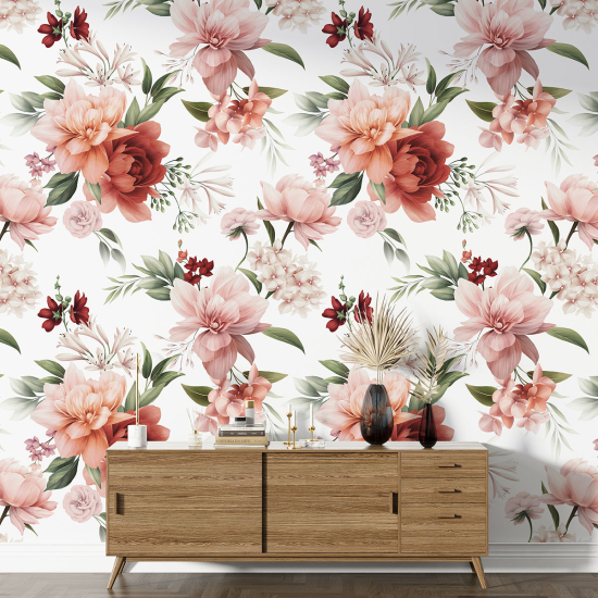 Papel pintado con motivos XL - Motivo floral
