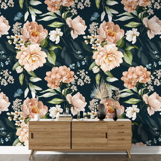 Papel pintado con motivos XL - Motivo floral