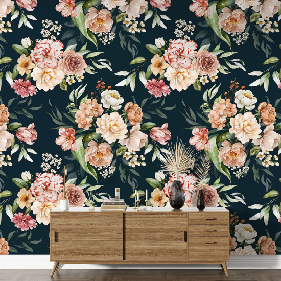 Papel pintado con motivos XL - Motivo floral