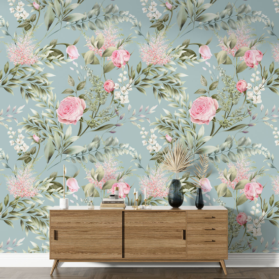 Papel pintado con motivos XL - Motivo floral