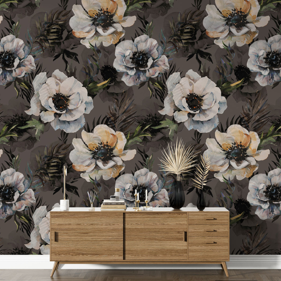 Papel pintado con motivos XL - Motivo floral