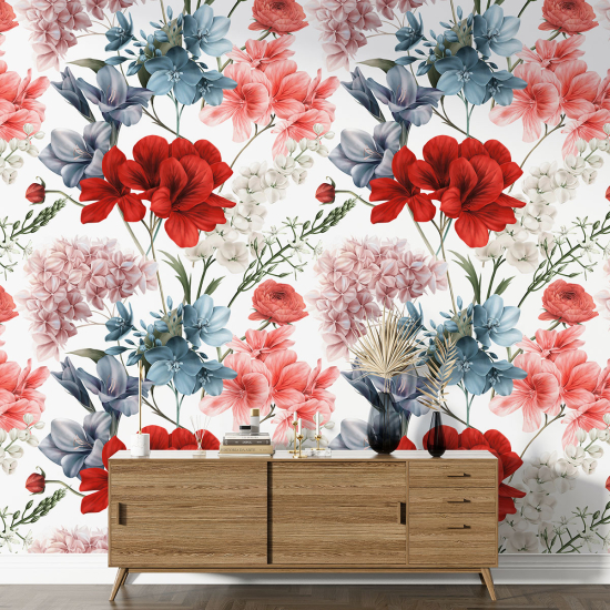 Papel pintado con motivos XL - Motivo floral