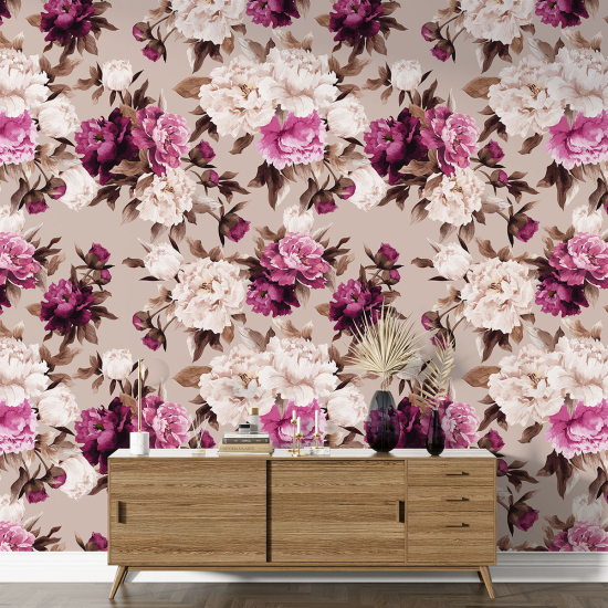 Papel pintado con motivos XL - Motivo floral