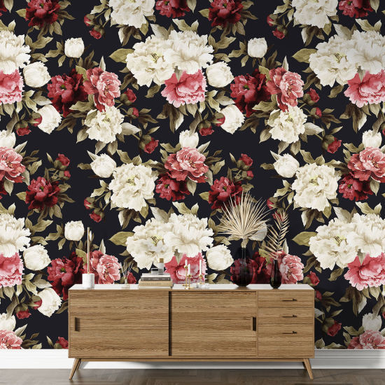 Papel pintado con motivos XL - Motivo floral