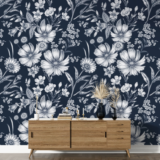 Papel pintado con motivos XL - Motivo floral