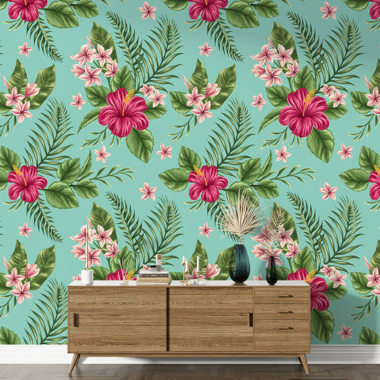 Papel pintado con motivos XL - Motivo floral