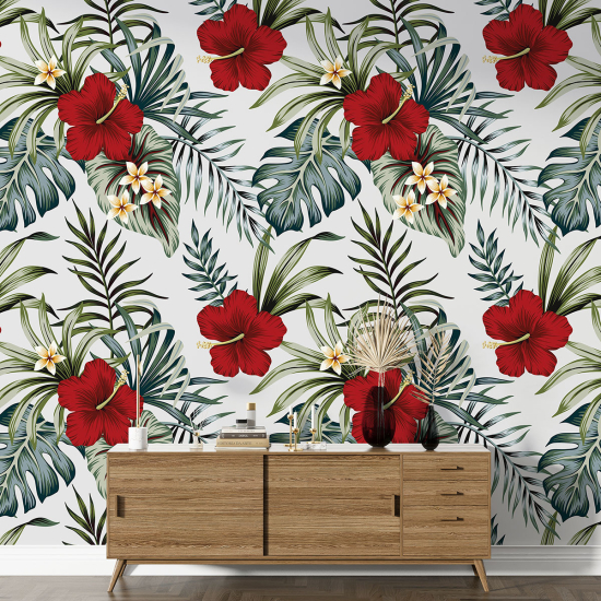 Papel pintado con motivos XL - Motivo floral