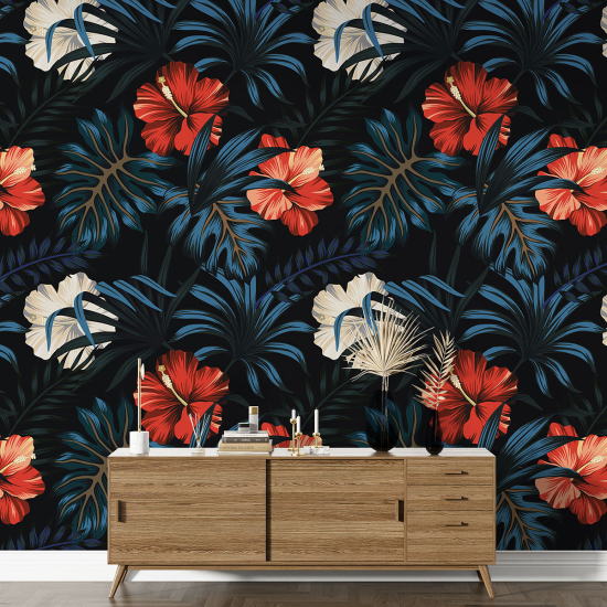 Papel pintado con motivos XL - Motivo floral