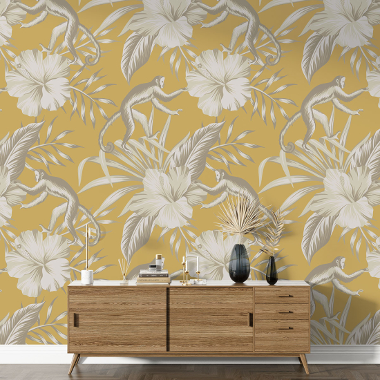 Papel pintado con motivos XL - Motivo floral