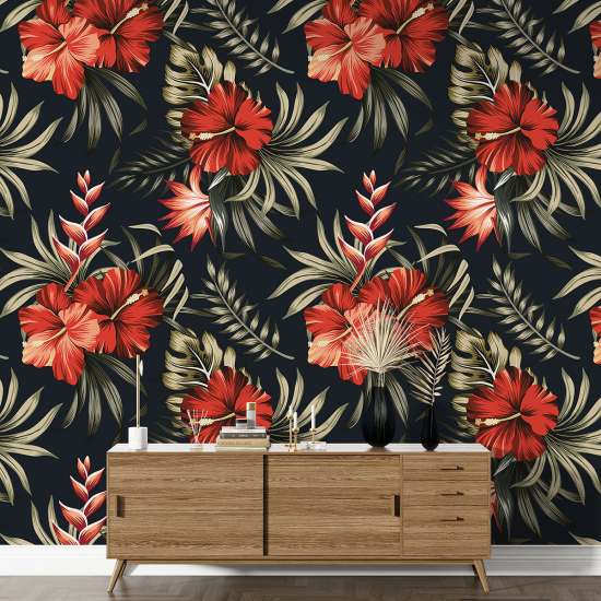Papel pintado con motivos XL - Motivo floral