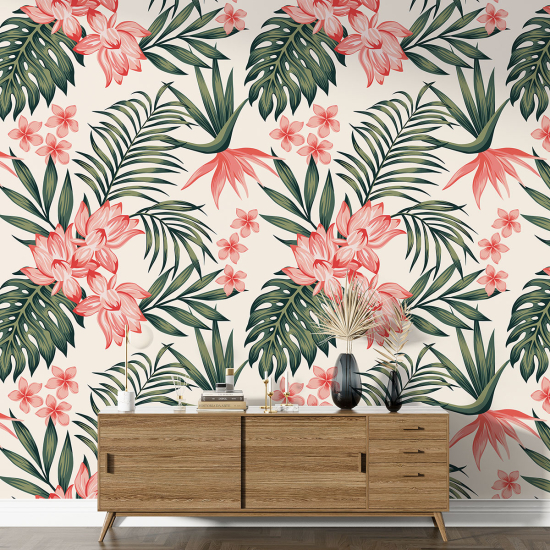 Papel pintado con motivos XL - Motivo floral