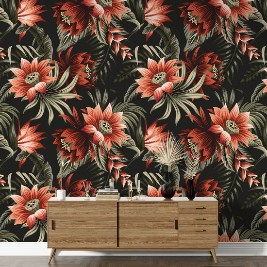 Papel pintado con motivos XL - Motivo floral